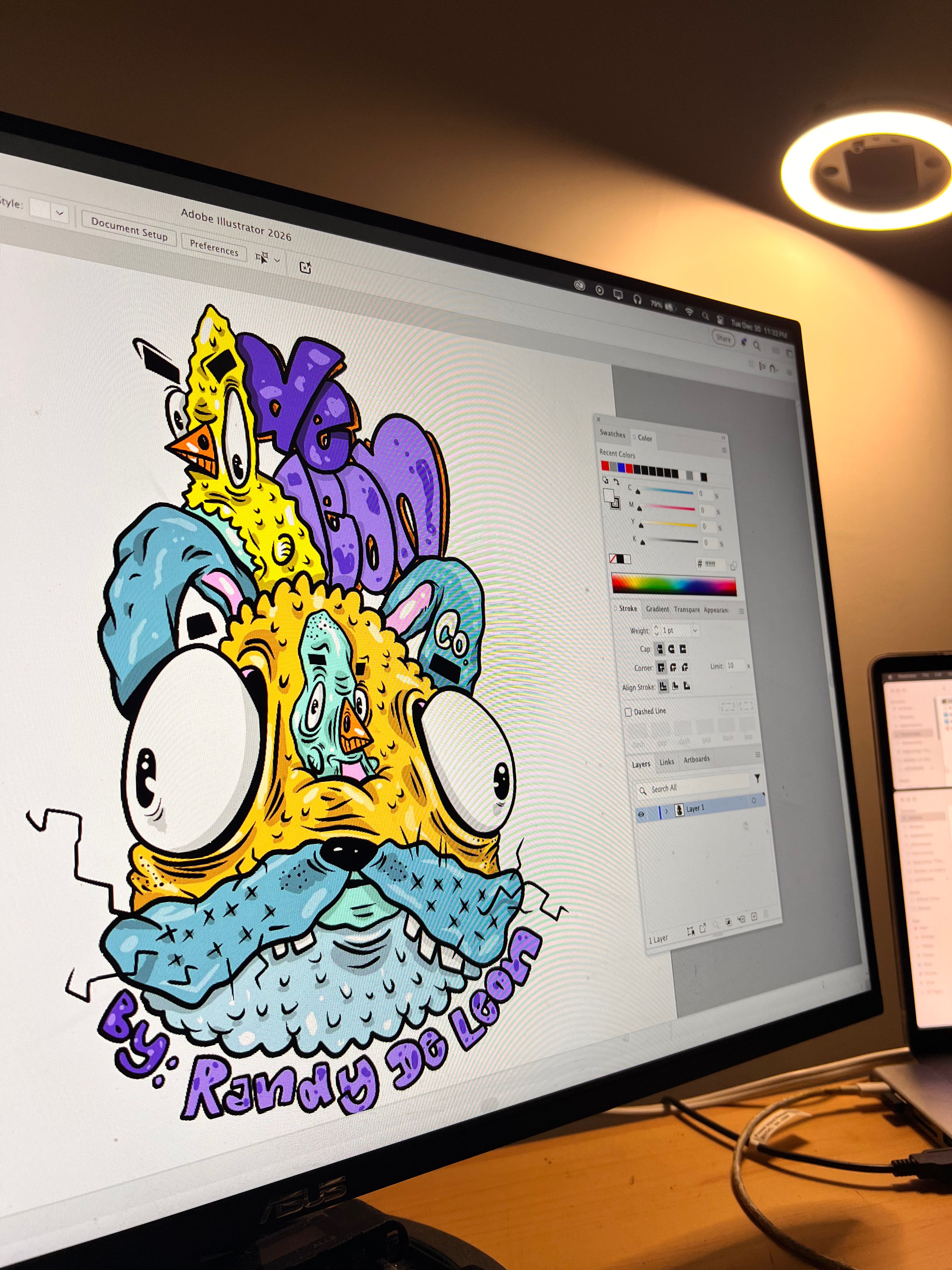 One Character w / Wording