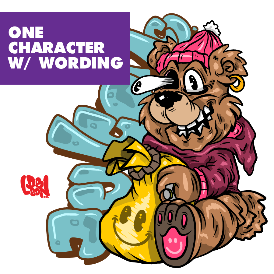 One Character w / Wording