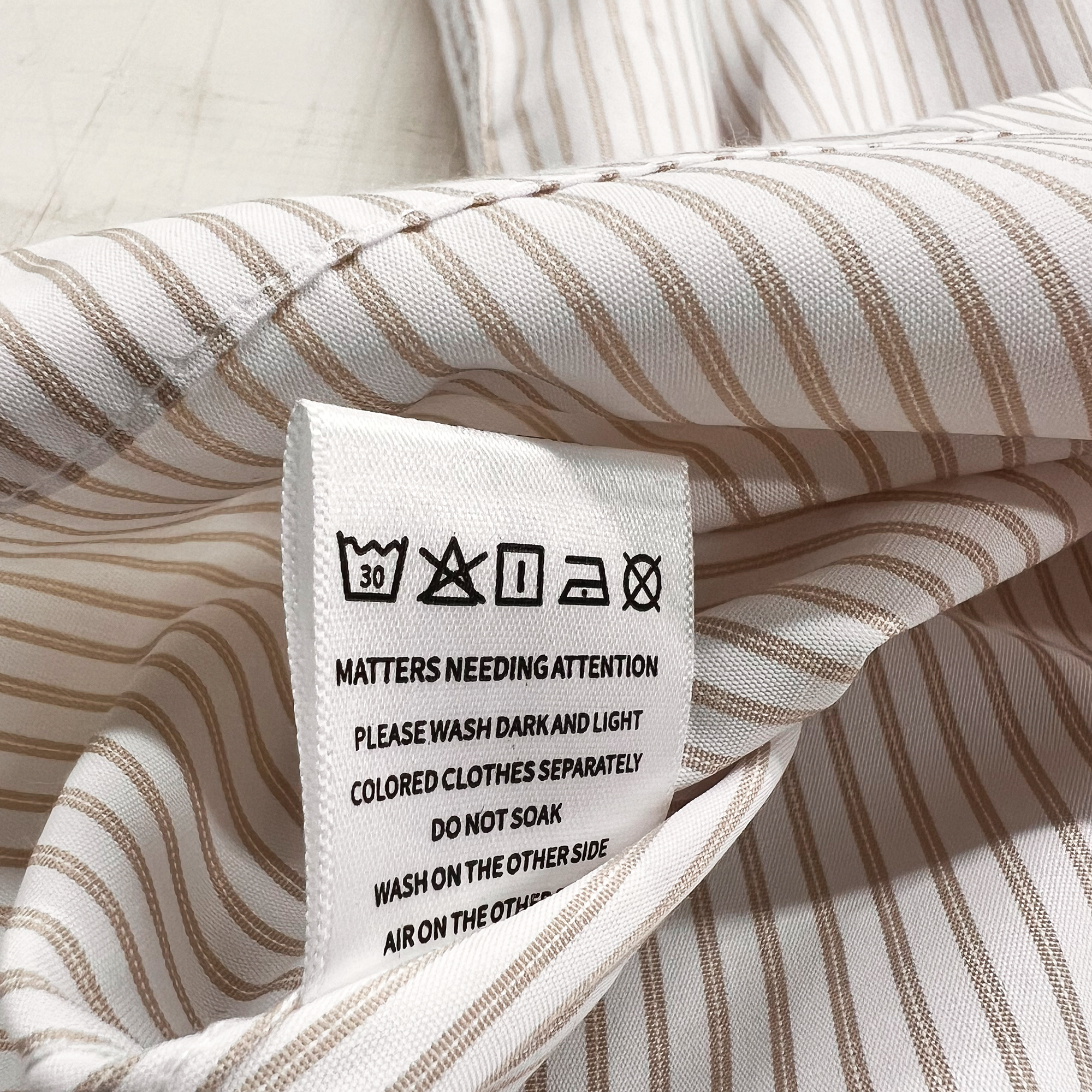 Skull Bear Stripe Boxy Shirt