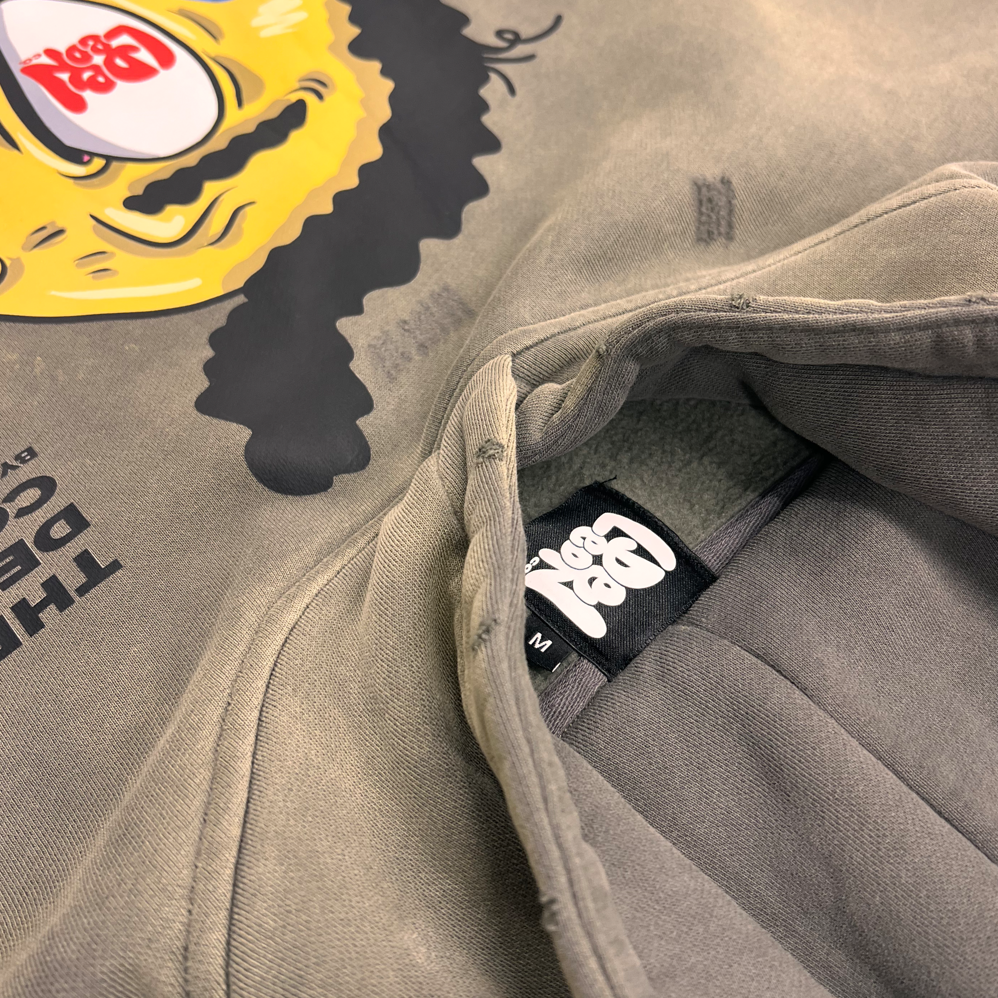 Crazy Face Vintage Hoodie