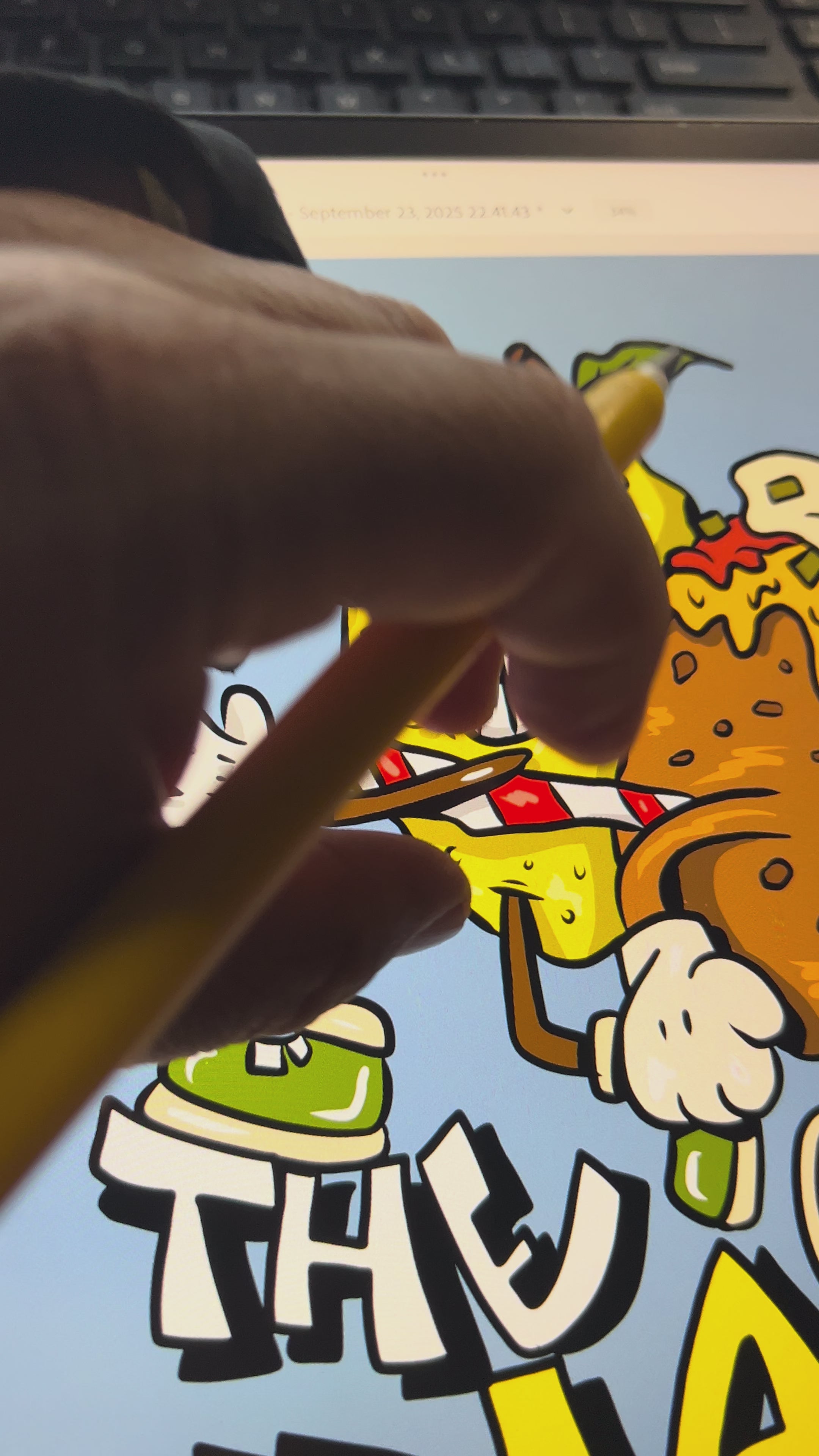 Two Characters w / Wording