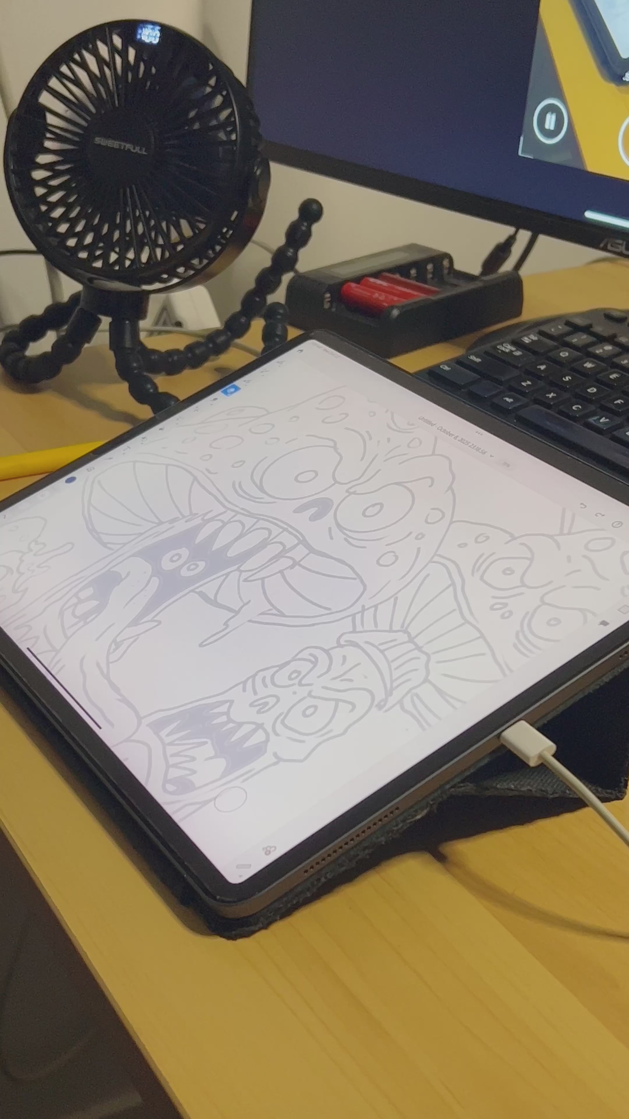 Two Characters w / Wording